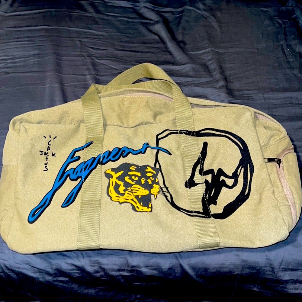 Cactus Jack X Fragment duffel bag.